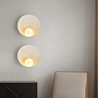 Serenity Modern Resin Japandi Metal Wall Lamp