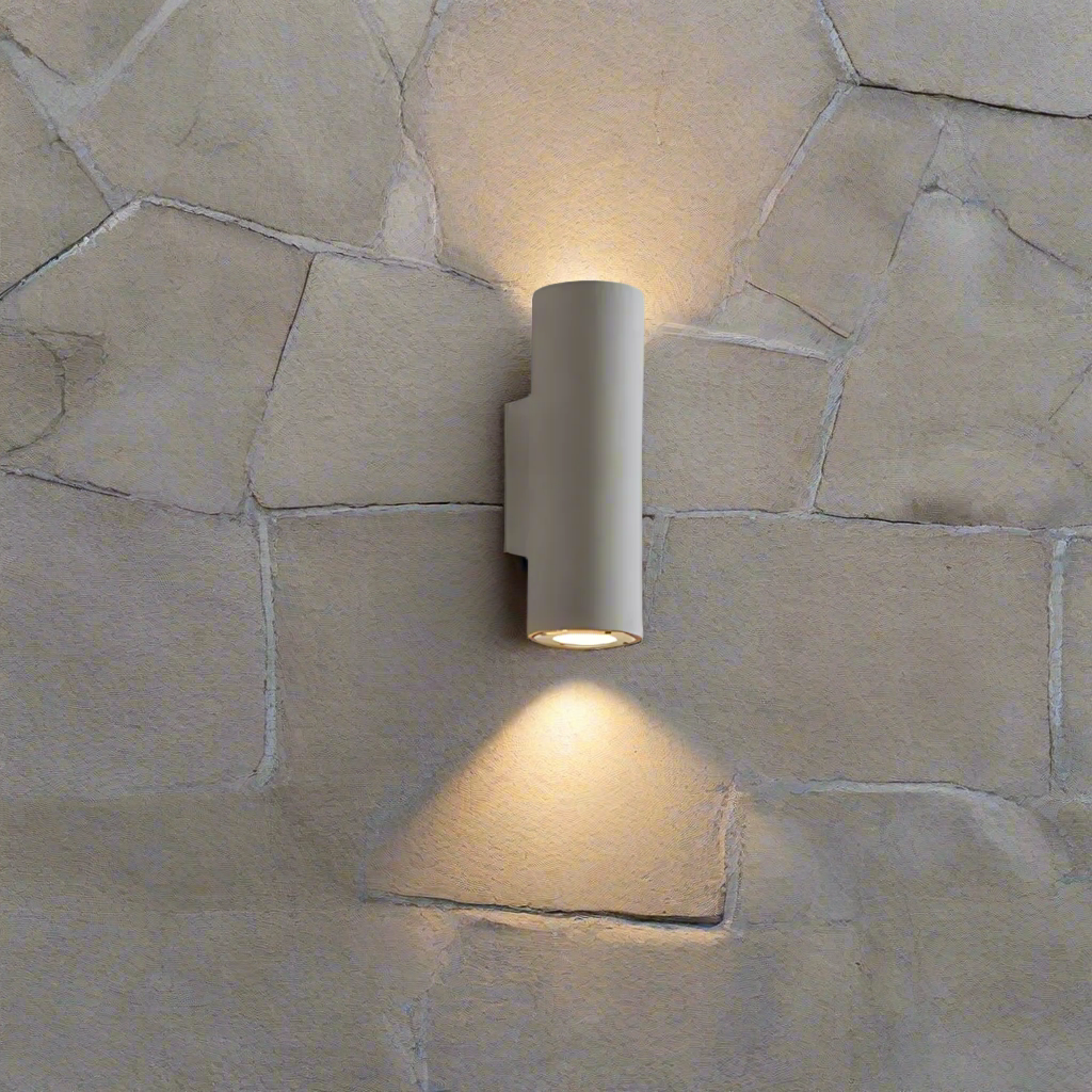 Midnight Glow Minimalist Cement Indoor Outdoor Wall Light