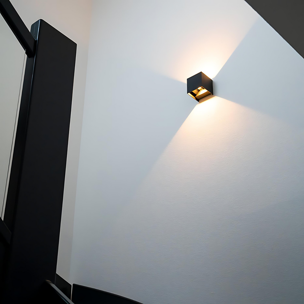 Nordic The Bright Square Waterproof Outdoor Wall Light