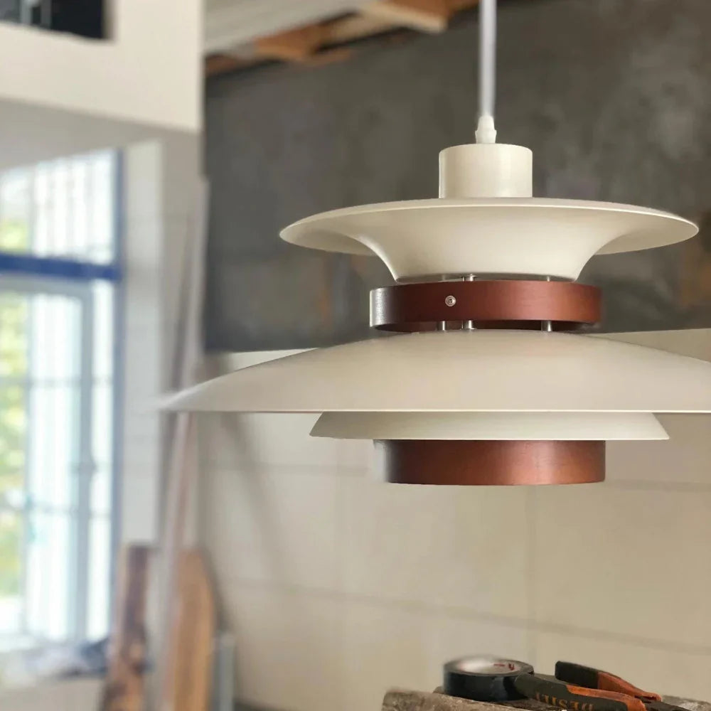 Aurora of Stillness Nordic Iron Pendant Light