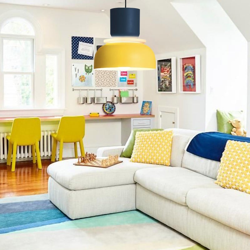 Irina Colorful Bowl Shade Pendant Light