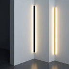 Gravo Minimalist Linear Metal/Wall Lamp, Gold/Black/White