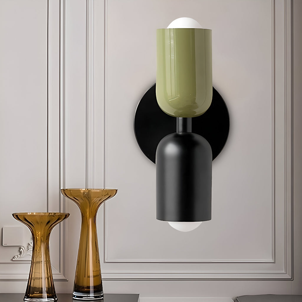 Nordic Macaron Double Head Iron Wall Light