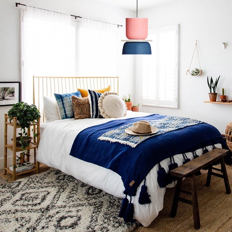 Irina Colorful Bowl Shade Pendant Light