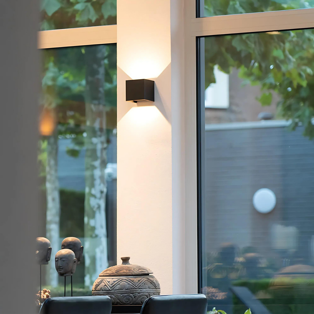 Nordic The Bright Square Waterproof Outdoor Wall Light