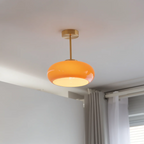 Flixar - Vintage Yellow Ceiling Lamp