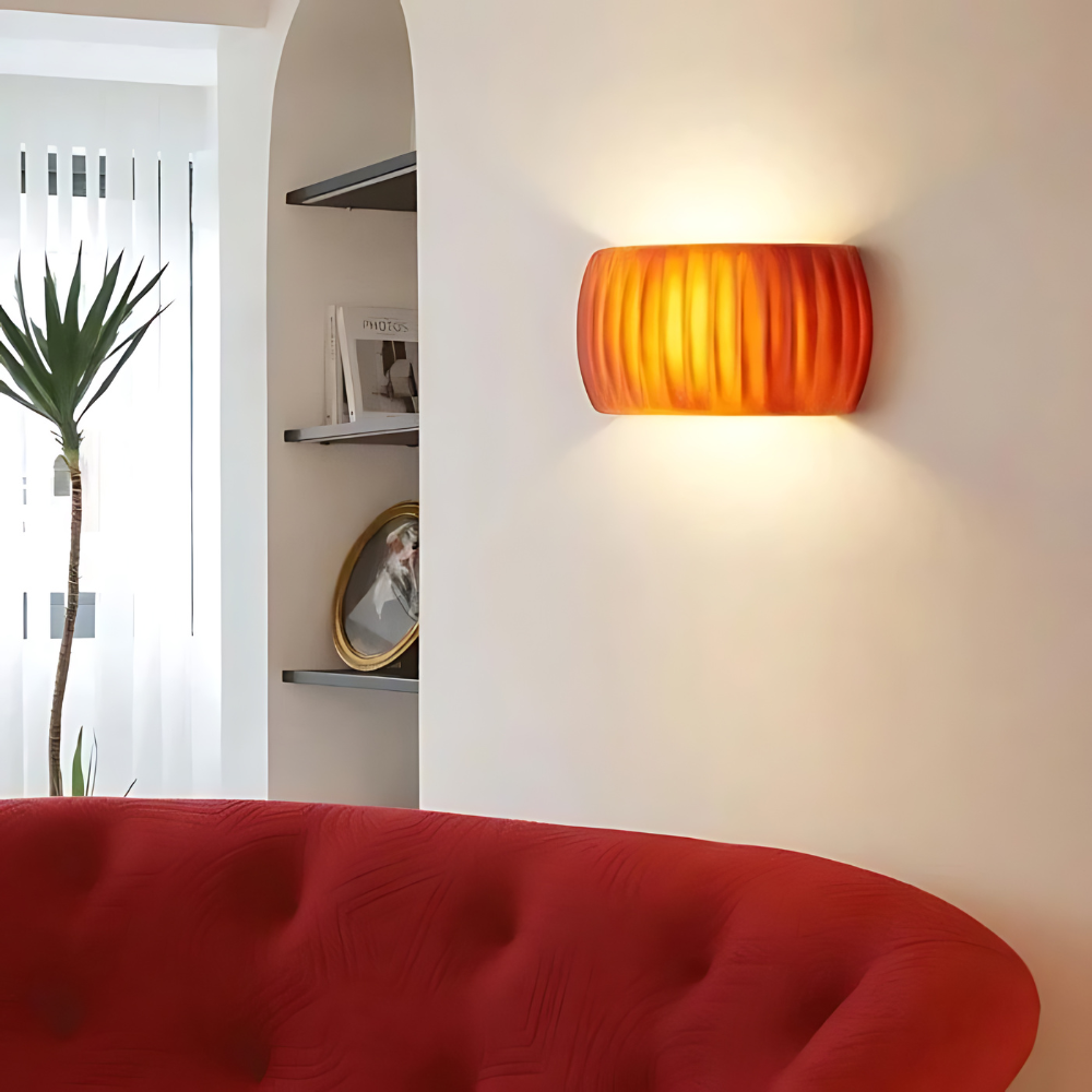 The Sun of Art Deco Resin Wall Light