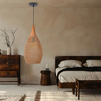 Handmade Rattan Tapestry Pendant Light