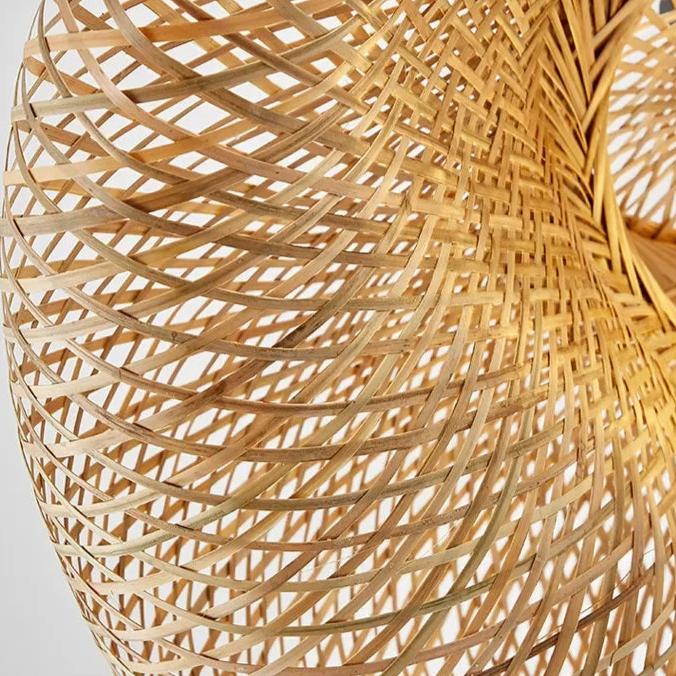 Aira Handwoven Natural Bamboo Pendant Light