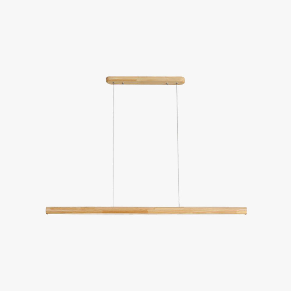 Xylo Linear Suspension Light Design in Wood