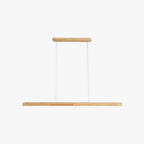 Xylo Linear Suspension Light Design in Wood