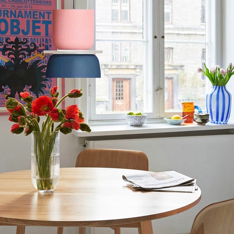 Irina Colorful Bowl Shade Pendant Light