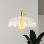 Fay Rustic Tulip Glass Pendant Light