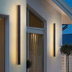 Edge Ripple Minimalist Linear Waterproof Outdoor Light
