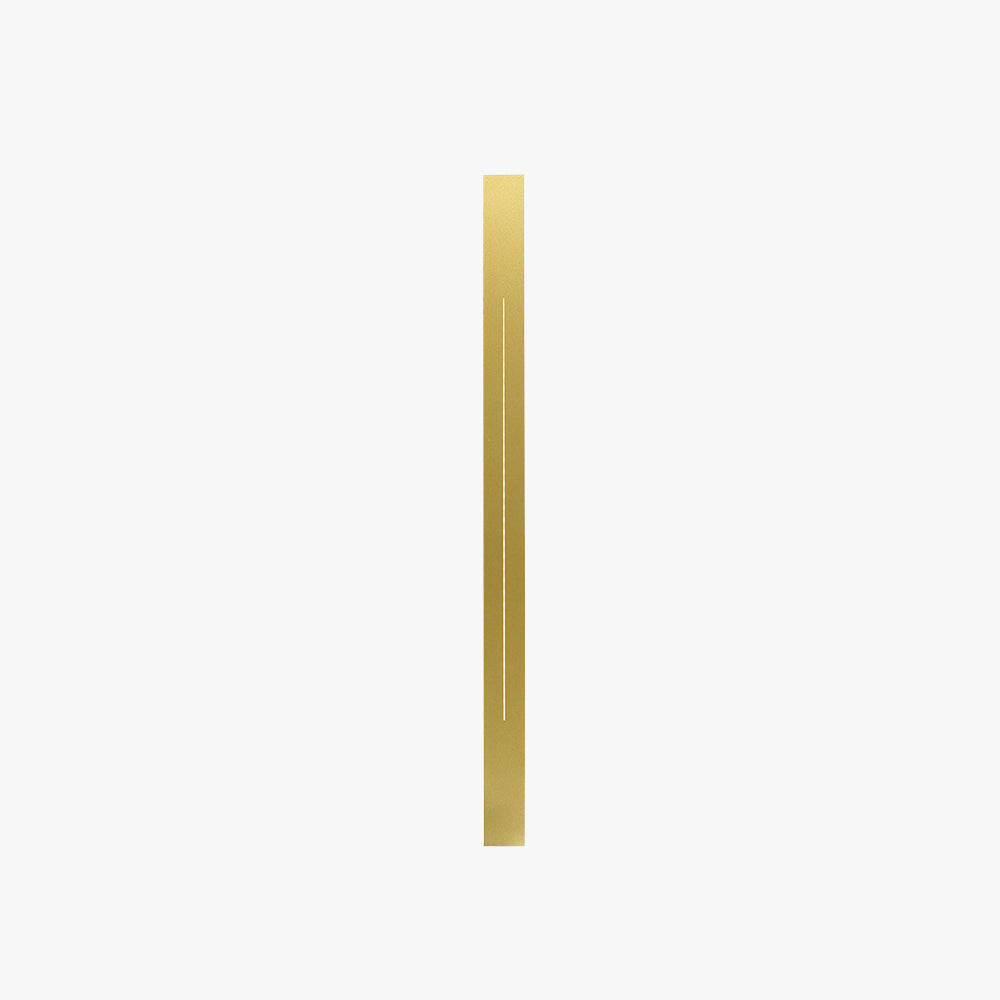 Azin Simple Linear Wall Sconce Black/Gold Living Room