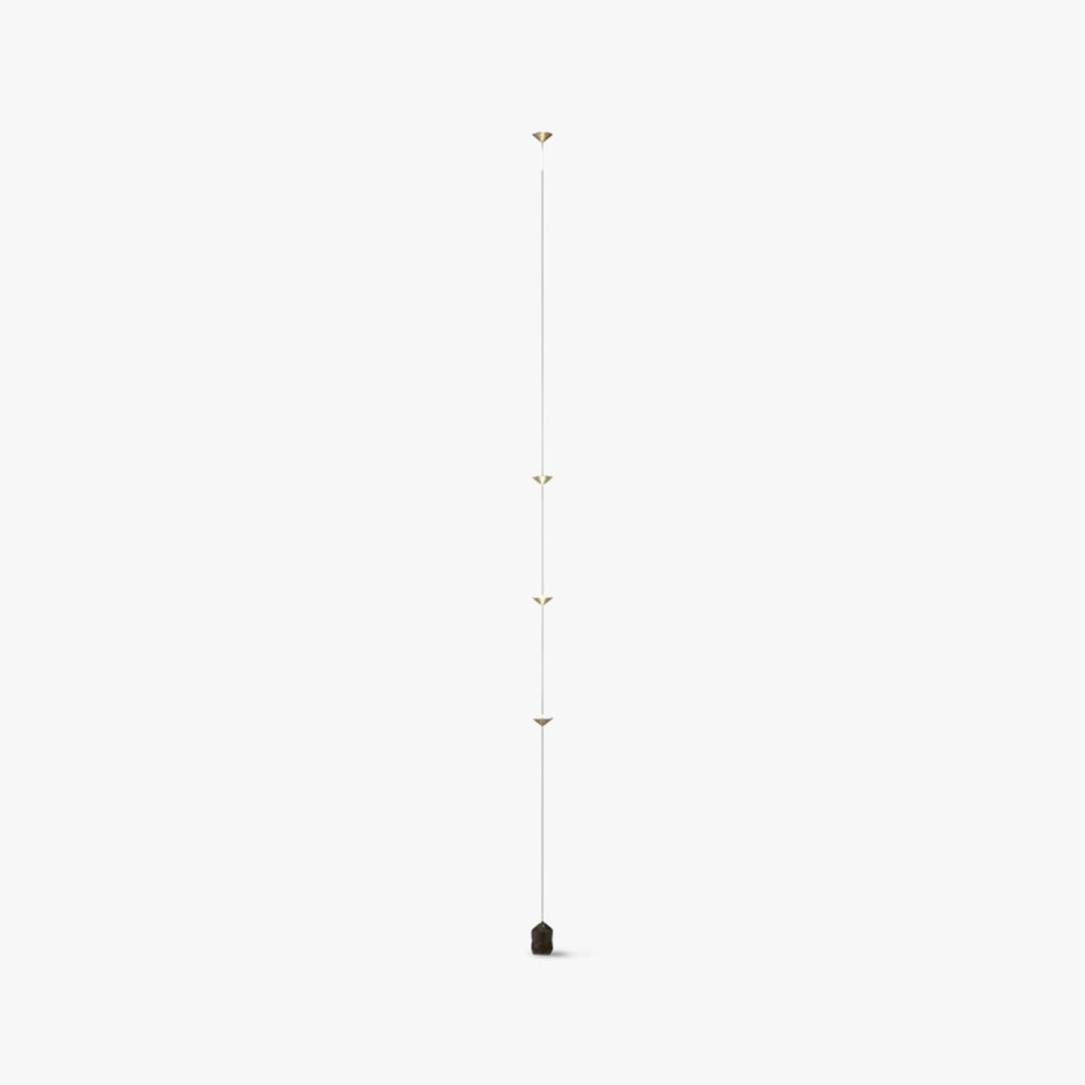 Ray Minimalist Linear Floor Lamp, 3 Bulbs, Bedroom