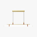 Inari Modern Linear Metal Pendant Light, Black/Gold