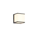 Modern Minimalist Rectangular Acrylic Sensor Solar Waterproof Outdoor Wall Light