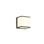 Modern Minimalist Rectangular Acrylic Sensor Solar Waterproof Outdoor Wall Light
