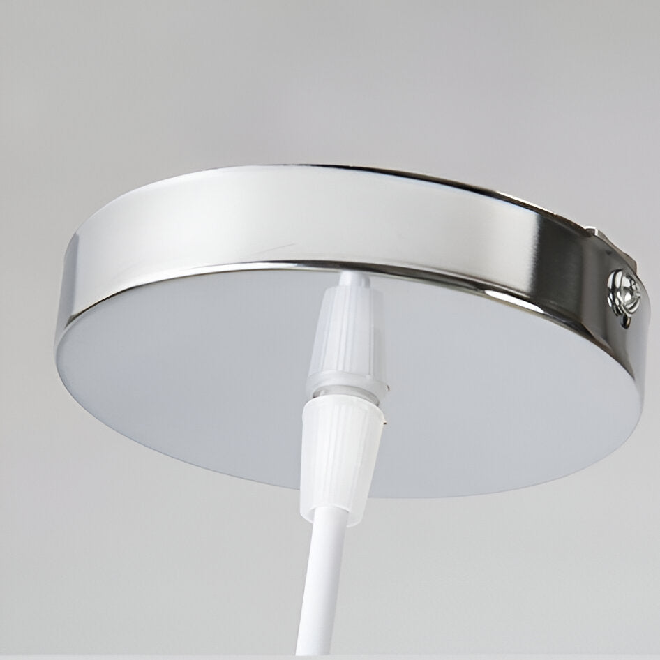 Nordic Globe Milky Glass Pendant Light