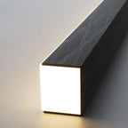 Arisha Minimalist Linear Metal Pendant Light, White/Black