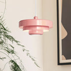 Designer LED pendant lamp with a modern geometric shape