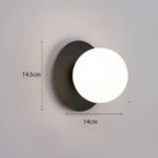 Brilliant Dawn Modern Glass Wall Lamp