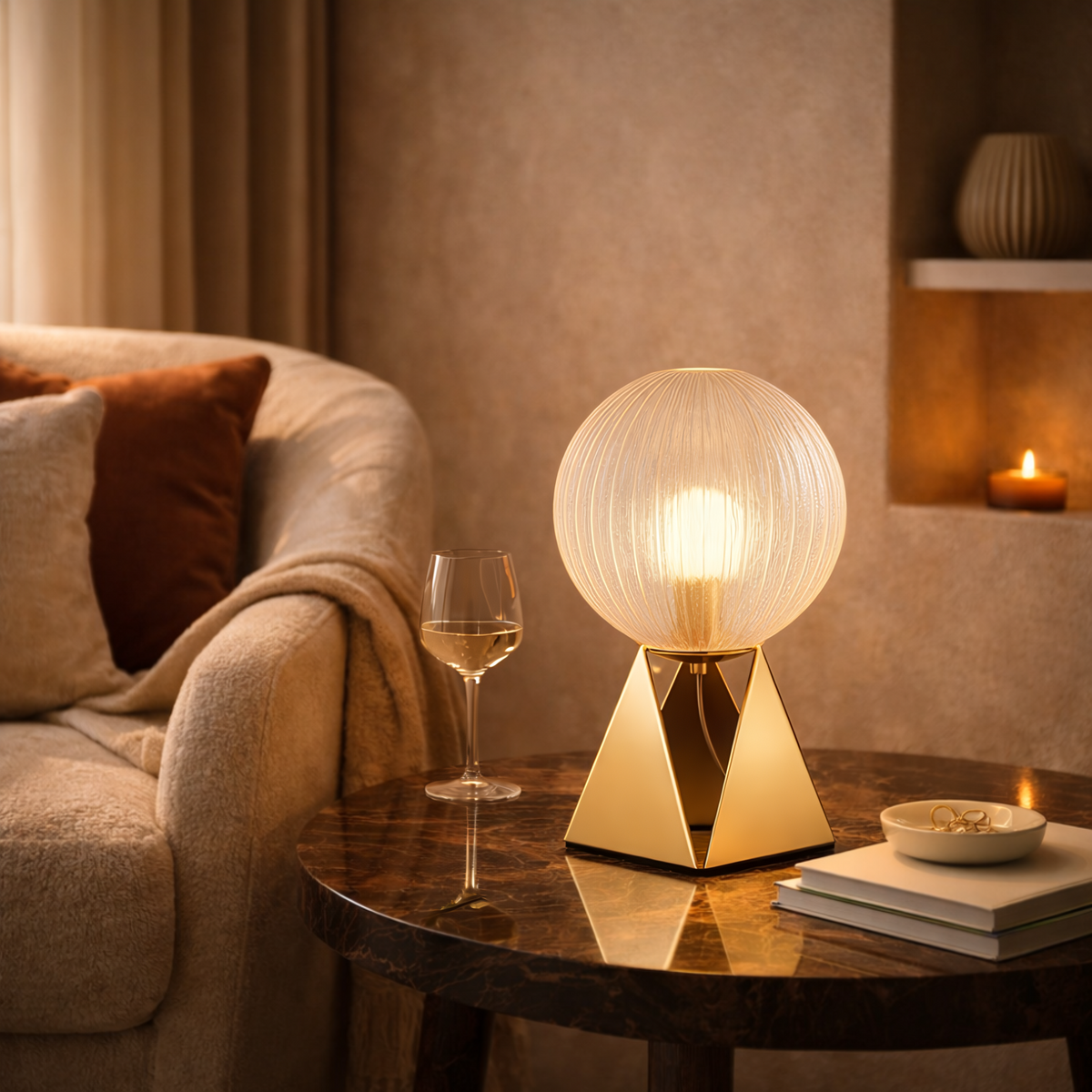 Sculptural Decorative Lamp