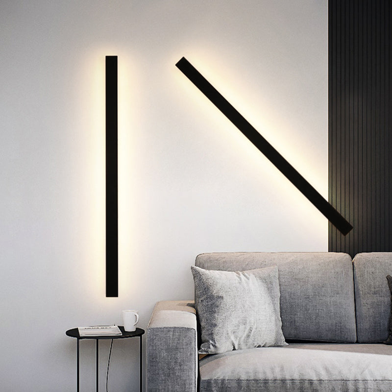 Edge Ripple Minimalist Linear Waterproof Outdoor Light