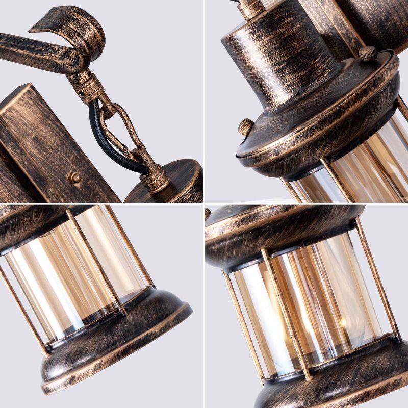 Etra Industrial Style Indoor Retro Wall Lamp