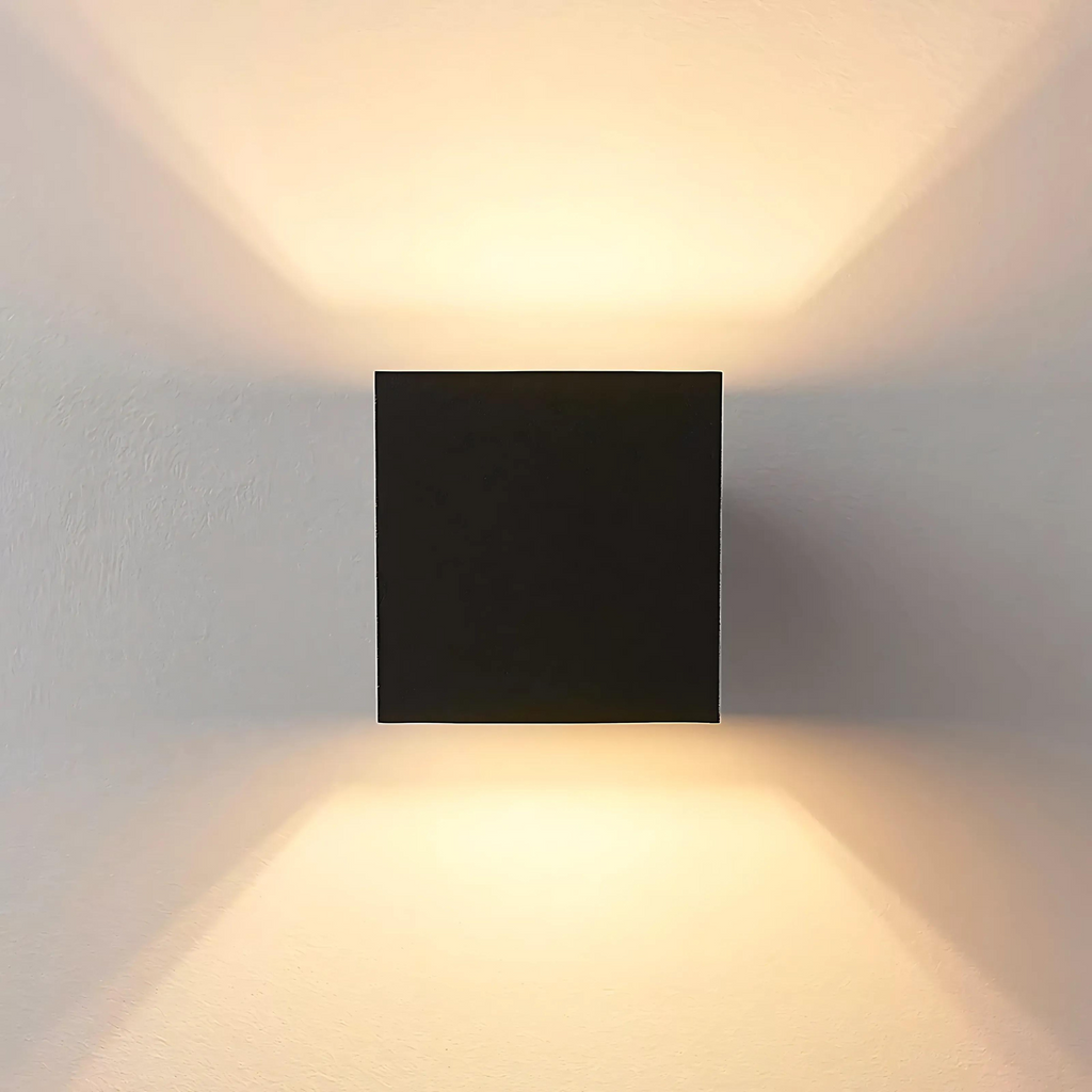 Nordic The Bright Square Waterproof Outdoor Wall Light