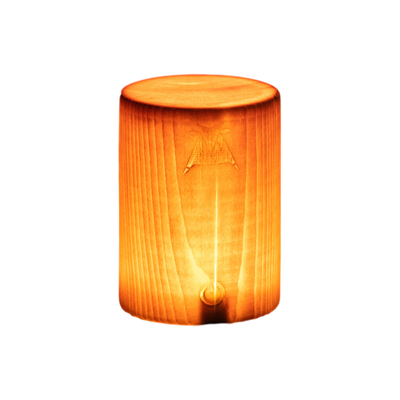 Stylish LED Table Lamp - WoodGlow