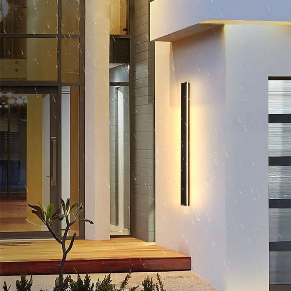 Edge Ripple Minimalist Linear Waterproof Outdoor Light
