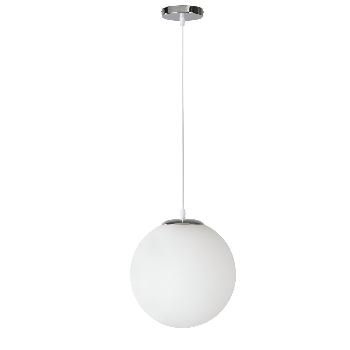 Nordic Globe Milky Glass Pendant Light