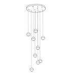 Nordic Crystal Pendant Light