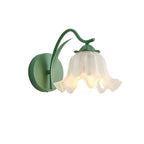 French Flower Vintage Acrylic Wall Light