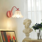 French Flower Vintage Acrylic Wall Light