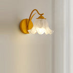 French Flower Vintage Acrylic Wall Light