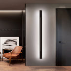 Azin Simple Linear Wall Sconce Black/Gold Living Room