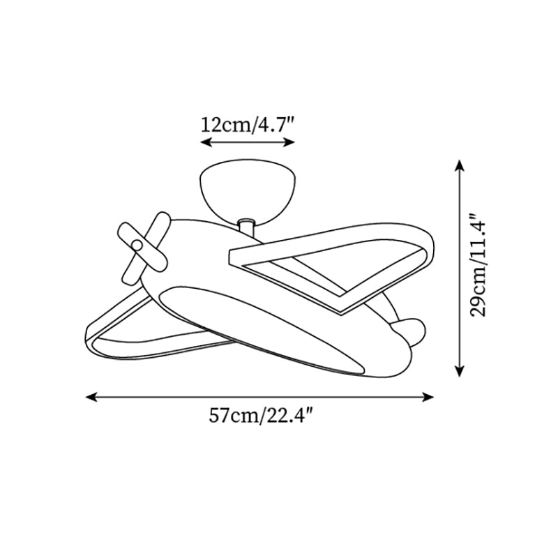 Airplane Ceiling Lamp