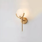 Alabaster Marble Ava Brass Wall Light
