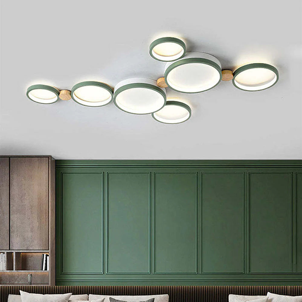 Alina Macaron Circle Array LED Ceiling Light