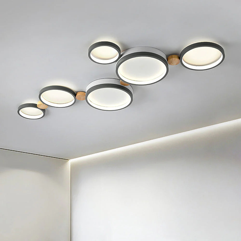 Alina Macaron Circle Array LED Ceiling Light
