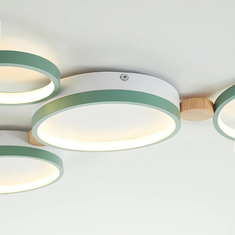 Alina Macaron Circle Array LED Ceiling Light