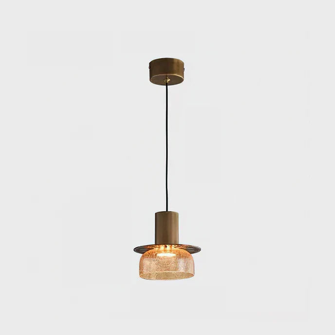 Retro Cracked Glass Pendant Light
