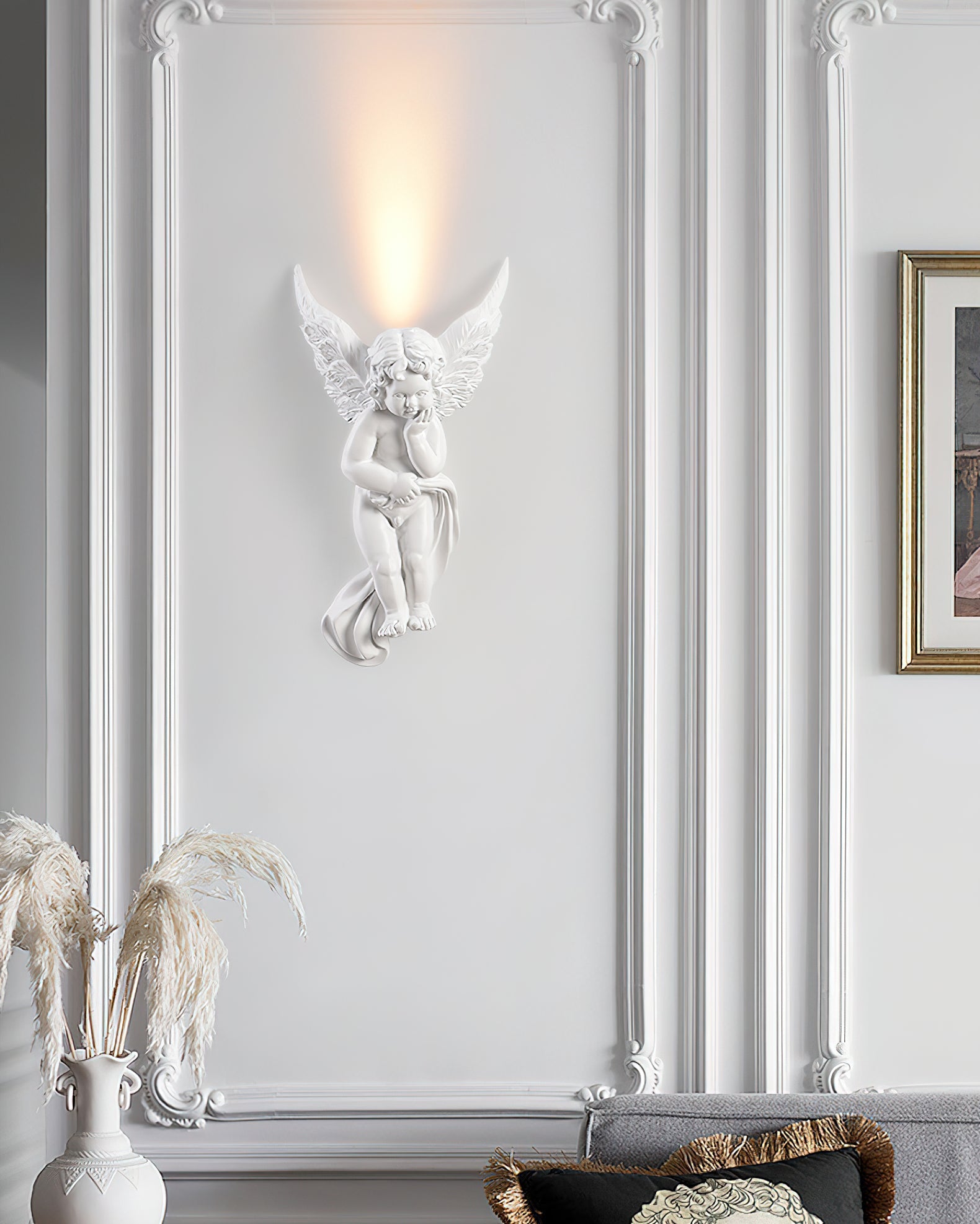 Angel Resin Wall Lamp