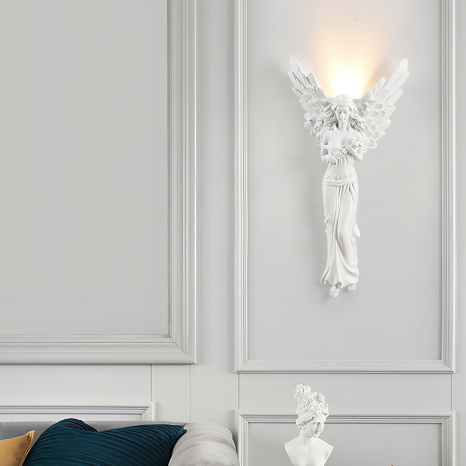 Angel Resin Wall Lamp