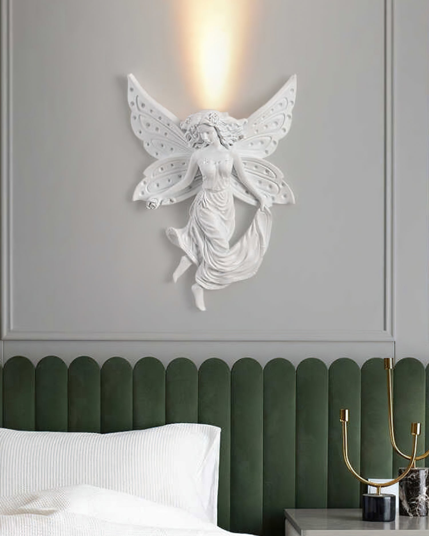 Angel Resin Wall Lamp