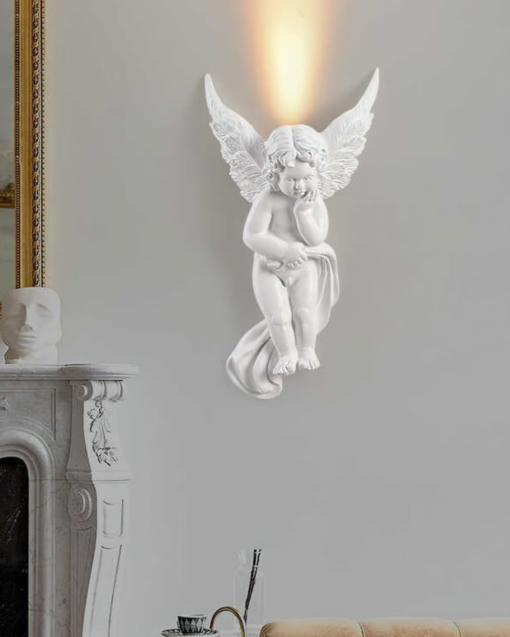 Angel Resin Wall Lamp