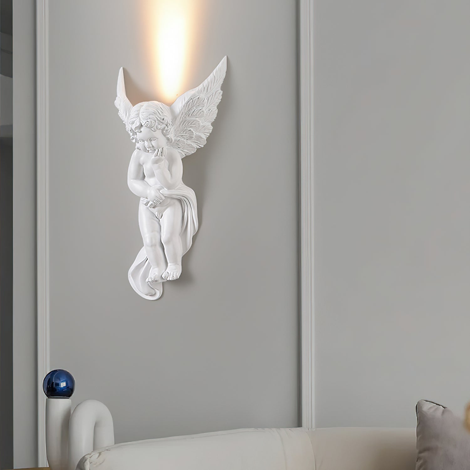 Angel Resin Wall Lamp